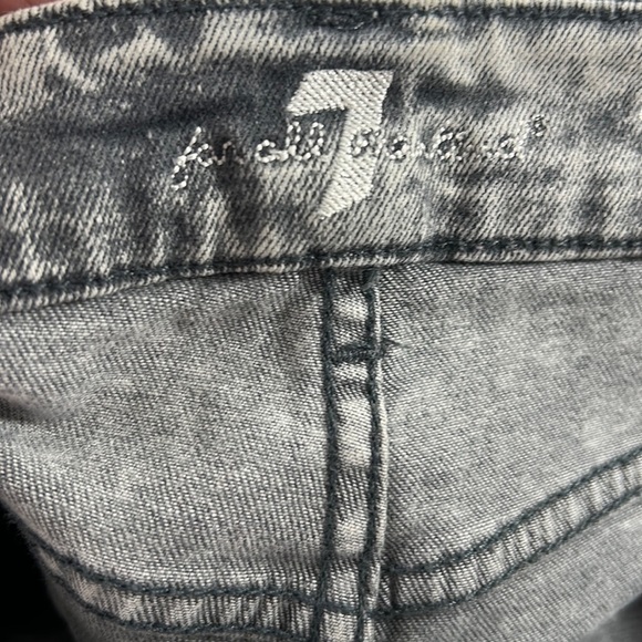 7 for all mankind The Mid-rise Skinny Ankle Jeans Size 28 - Picture 3 of 12